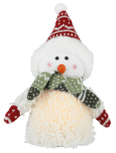 Batteridrevet pyntefigur med LED