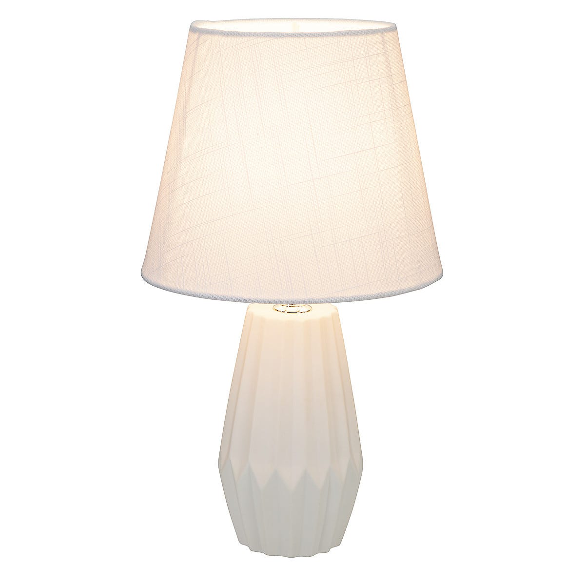 Bordslampa med skärm, höjd 31,5 cm Northlight | Clas Ohlson Bordslampa Cube Northlight | Clas Ohlson