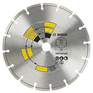 Diamantkapskiva universal 125 mm, Bosch