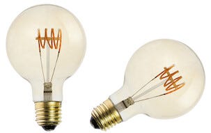 Northlight Globe dimbar LED dekorpære E27