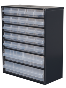 Cocraft sortimentskap, 28 skuffer