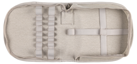 Oppbevaringsveske til bestikk og tallerkener, beige