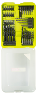 Ryobi bor- og bitssett 75 deler RAK75DDMIX