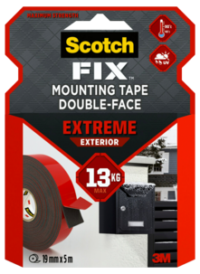 Scotch-Fix Extreme Exterior dubbelhäftande tejp, 13 kg