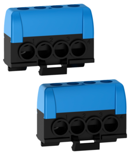 Nollplint för elcentral 4x16 mm2 Schneider Resi9 2-pack