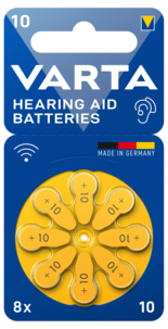 Varta HAB 10 høreapparatsbatteri 1,4 V, 8-pakning