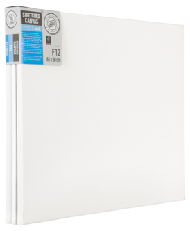 Sang bomullslerret på kileramme, 3-pack