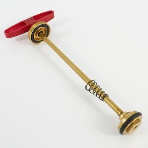 Kolv med backventil/tätning