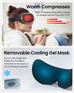 Renpho Eyeris 3 Eye Massager Silmähierontalaite, G010V