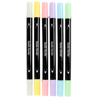 Creativ Company textilpennor pastellfärger 6-pack