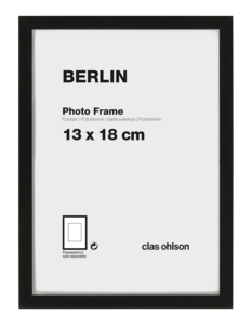 Valokuvakehys Berlin, musta