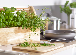 Skjærefjøl i bambus, 30 x 23 cm