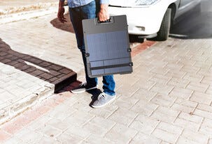 EcoFlow Lightweight solcellepanel 160 W bærbart sammenleggbart