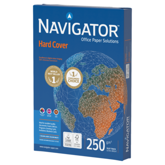 Navigator Hard Cover tjockt skrivarpapper A4 250g, 125 ark