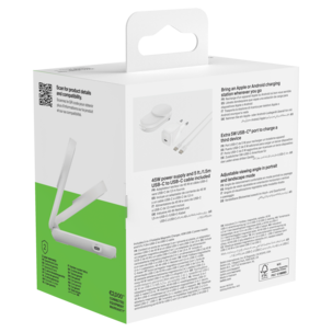 Belkin UltraCharge 2 in 1 Qi2-laddare, 25 W