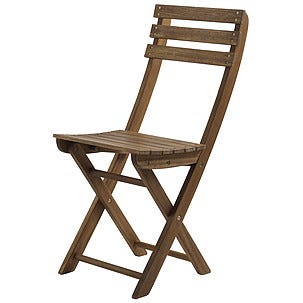 Pihakalustesarja, ruskeaa akaasiaa