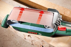 Bosch PBS 75 A bandslip med slipband