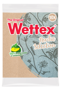 Wettex Nordic Selection oppvaskklut, 10-pakning