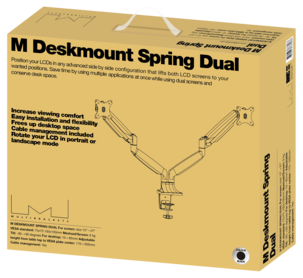 Multibrackets M deskmount monitorarm, VESA, dual