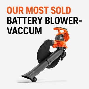 Husqvarna 120iBV batteridriven lövblås med sugfunktion 36 V