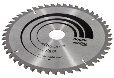 Sageklinge 210 x 30 mm 48T, Bosch