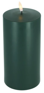 Blockljus LED med timer utomhus, grönt, Northlight