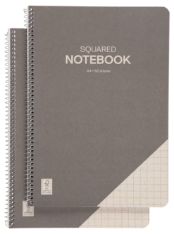 Kollegieblock A4, 2-pack