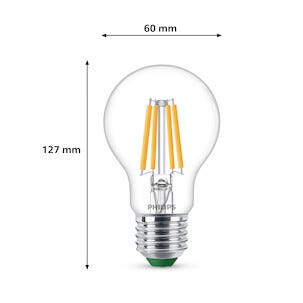 Varmvit LED-lampa E27 A60 2,3 W, Philips Ultra Efficient