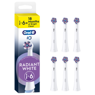 Oral-B iO Radiant White borsthuvud, vit