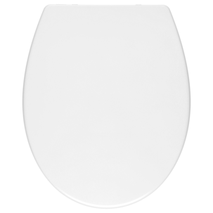 Toalettsete soft close, hvit, duroplast