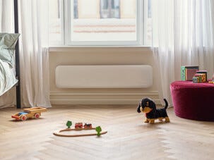 Mill Invisible panelovn med termostat