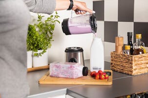 Multiblender med juicepress och take away-mugg