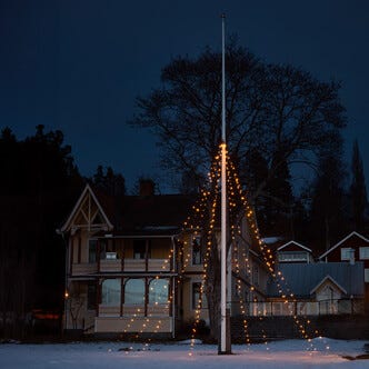 Flaggstångsbelysning LED, 9 m eller högre, Northlight