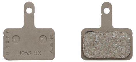 Shimano skivebremsebelegg B05S-RX til sykkel, 2-pakning