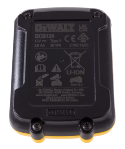 Batteri Dewalt DCB124-XJ 12V XR, 3,0 Ah