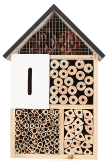 Hyönteishotelli, kolme kerrosta