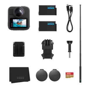 GoPro Max2 360 actionkamera med tillbehörspaket