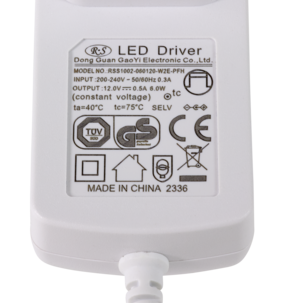 Nettadapter 12 V DC/500 mA, 6W