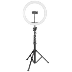 LED ringlight med stativ, för mobil, 1,55 m