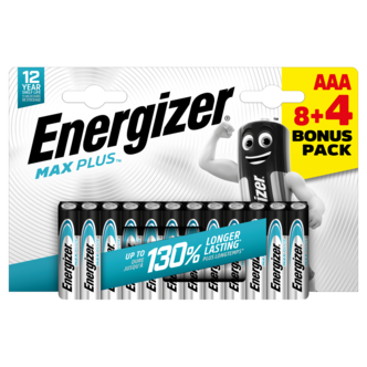 Energizer Max Plus AAA/LR03-batterier