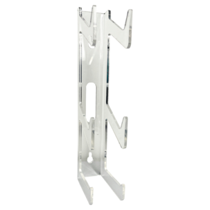 Exibel väggfäste för handkontroller och headset 3-i-1, transparent