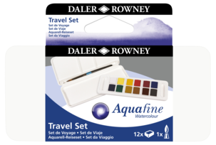 Aquafine Travel Set, akvarellmaling 