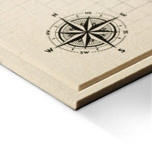 Ääntä vaimentava ilmoitustaulu, maailmankartta, 60 x 90 cm