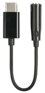 Aktiv hodetelefonadapter USB-C til 3,5 mm