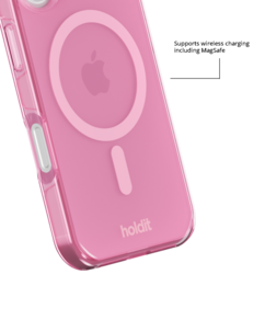 Holdit Transparent Case MagSafe iPhone 17 mobilskal