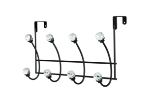 Dörrhängare kristallknoppar, 4 krokar