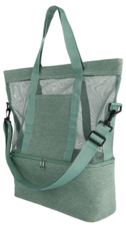 Stor strandveske med kjølebag på 8 liter