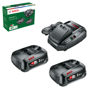 Bosch Akku ja laturi 18 V 2 x 2,5 Ah AL 1830 CV