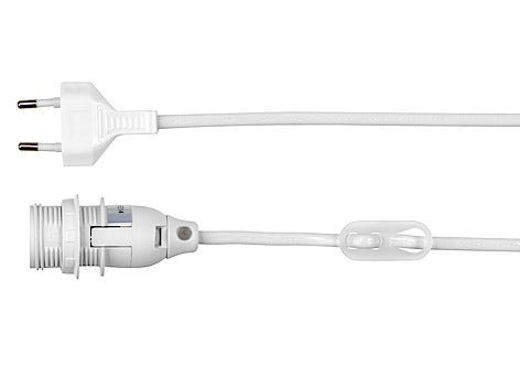 Lamphållare E14 med lampsladd, 3,5 m