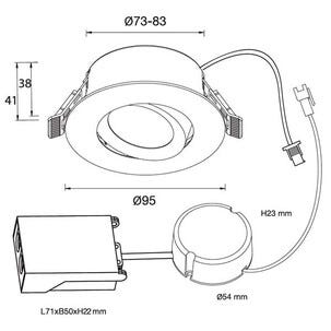 Downlight D-007 4000K 7W